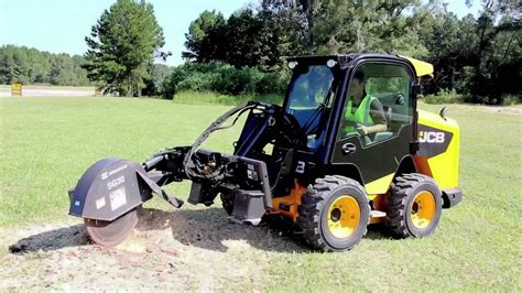 skid steer mounted stump grinder|stump grinder attachment for skid steer.